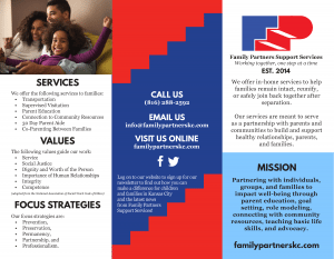 Screenshot: Trifold Brochure