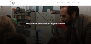 Screenshot: Patbrownedu.com homepage