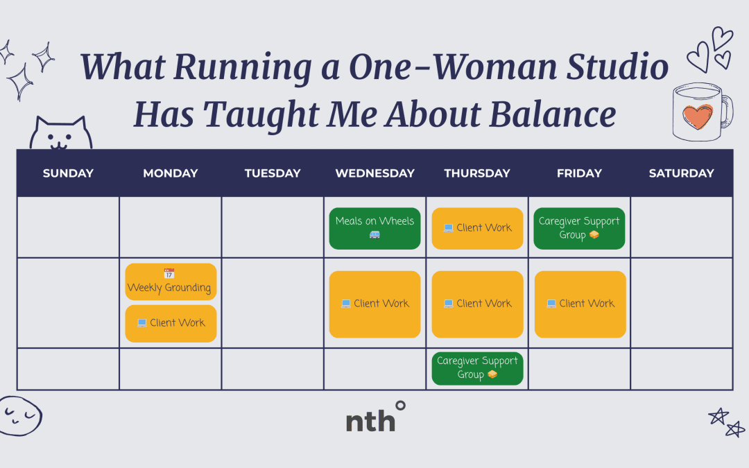 What Running a One-Woman Studio Has Taught Me About Balance